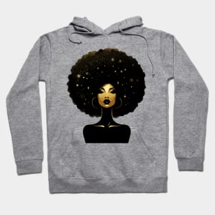 Afrocentric Queen Gold Hoodie